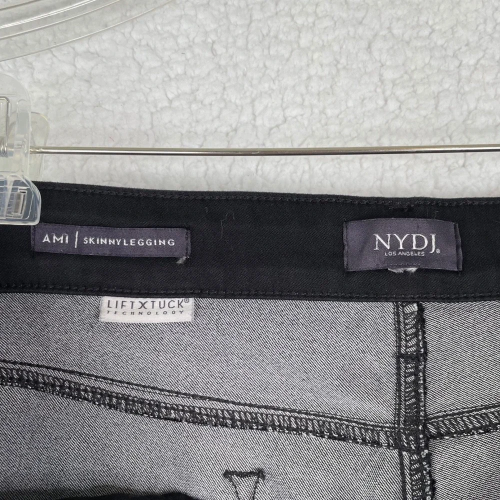 NYDJ Ami Skinny‎ Black High Rise Lift Tuck Stretch Jeans Womens No Size ? 16?